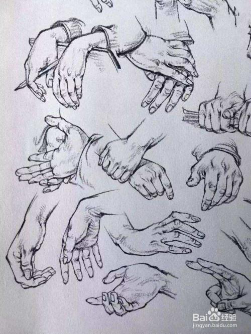 速写新手如何画好人物的手和脚