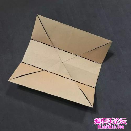 折纸玩具之折纸骰子小方块的折叠教程
