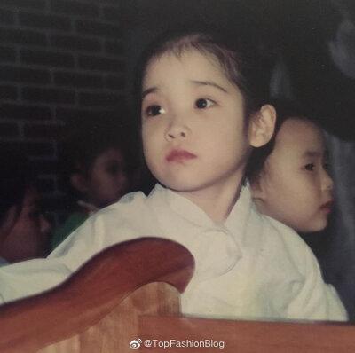 iu.可爱女头.李知恩小时候.