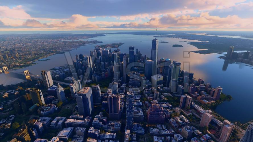 4k美国纽约航拍_3840x2160_高清视频素材下载(编号:)