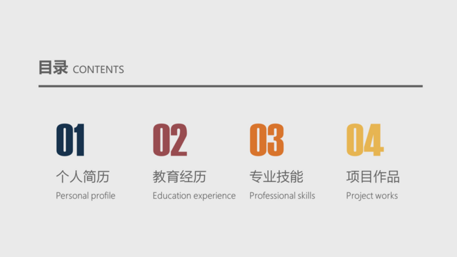 分分钟搞定耐看的ppt目录排版!