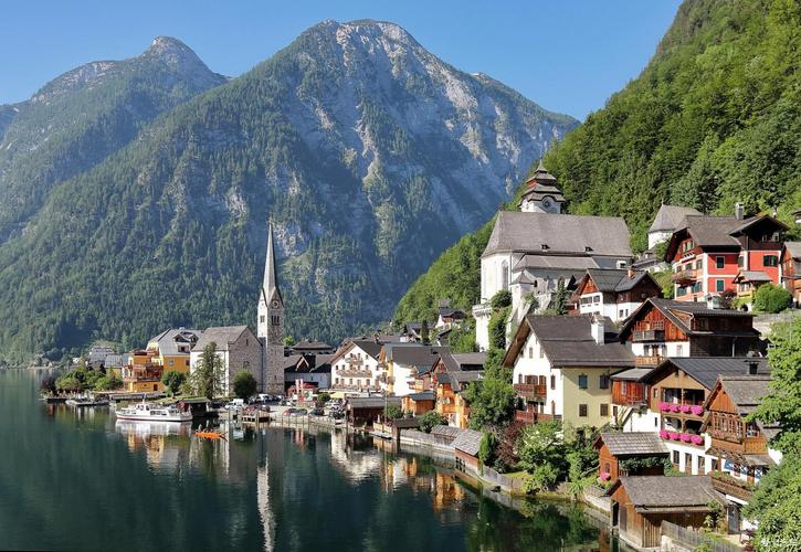 奥地利的哈尔斯塔特hallstatt