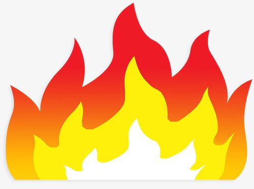 手绘火焰黑板报的画法