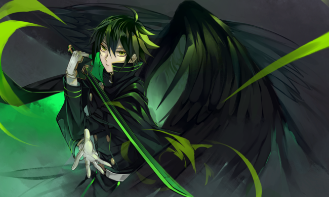 终结的炽天使 百夜优一郎 同人图 插画 壁纸 | 小优生贺 | 半次元-第