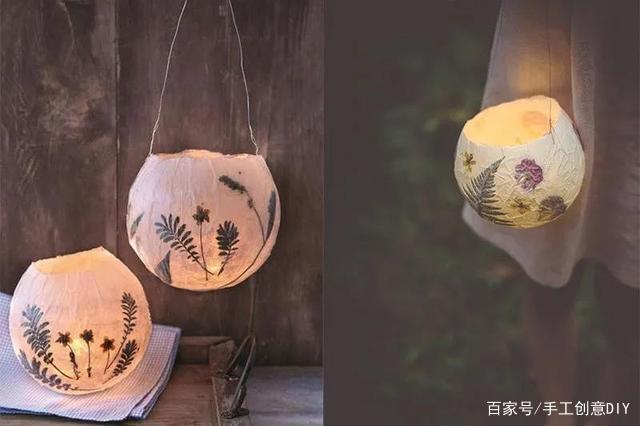 九月你好丨diy手工花草灯,带你进入古风的世界!