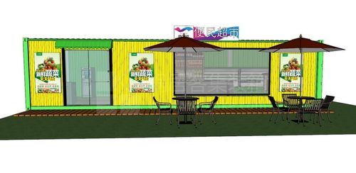 把集装箱商店开进旅游景区后,分发挥集装箱建筑灵活机动成本低的优势.
