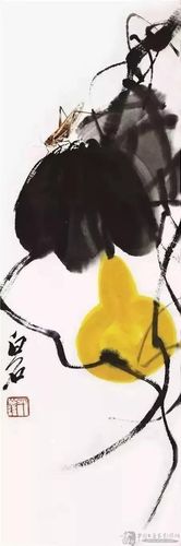 解析:看齐白石画葫芦,学葫芦画法秘诀