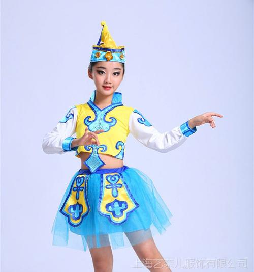 儿童演出服少儿民族蒙族男女童表演服筷子舞蹈服幼儿蒙古舞服装