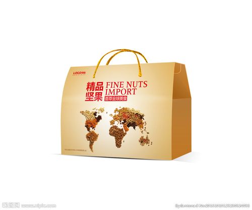 坚果包装设计 展开图图片