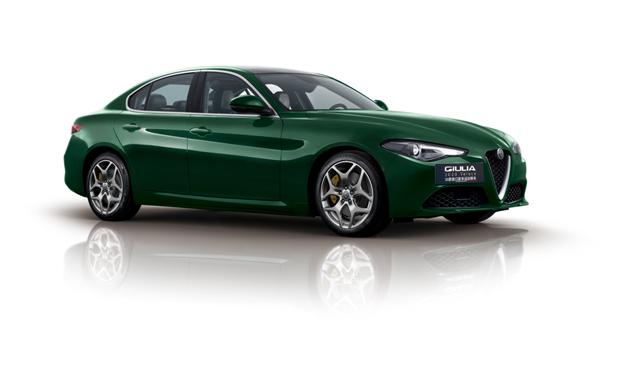 2020年款giulia virtù限量版车型竞速绿配色