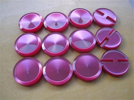 38毫米[爆款] 38毫米珠光有机玻璃钮扣专卖/ 大衣风衣经典钮扣/玫紫色