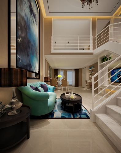 客厅欧式局部复式装修