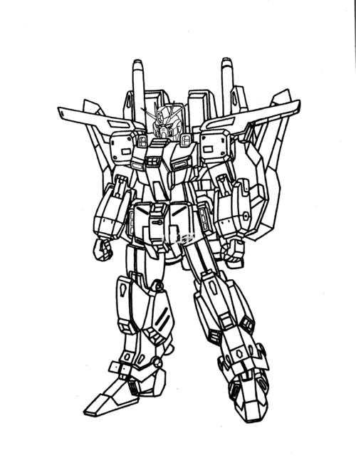 高达手绘_手绘_简笔画_画个简笔画_文化_绘画