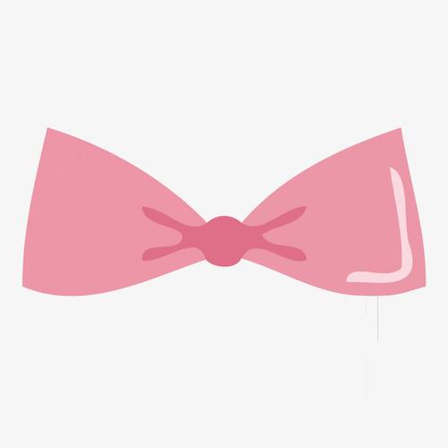 矢量粉色蝴蝶结素材