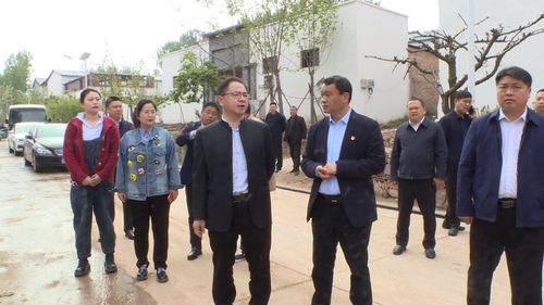 中牟县领导李晓亮带队观摩美丽乡村建设情况