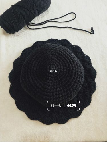 渔夫帽粗毛线钩针款_渔夫帽_帽子_兴趣爱好_手工