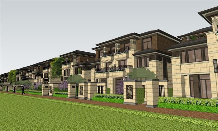 一个很好的新古典联排别墅[原创]