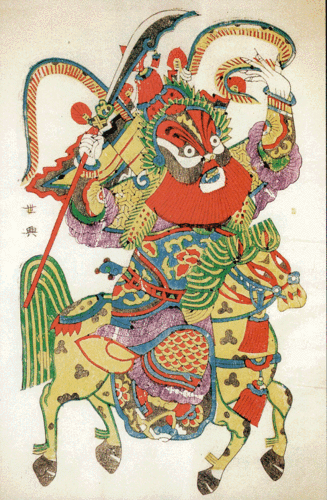 门神画