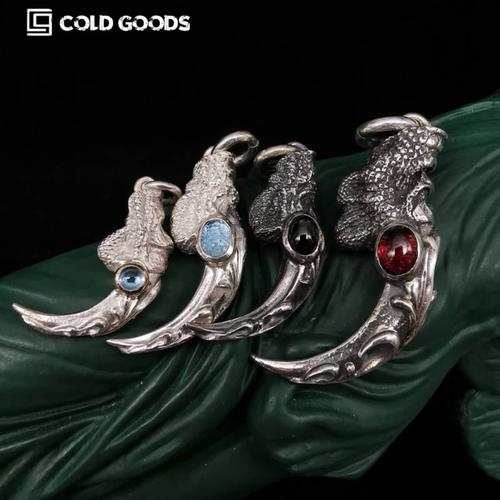 【正品现货】吉原直legend银饰项链手工项坠宝石款唐草纹鹰爪吊坠