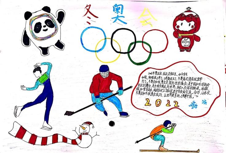 冬奥会手抄报简单又好看的模板内容