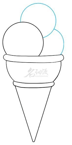 冰激凌怎么画冰激凌画法小教程