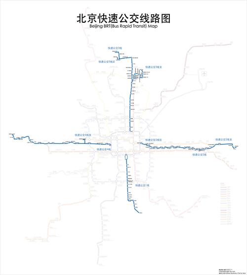 北京brt线路图(北京快速公交线路图)