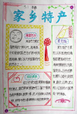 家乡特色手抄报国家发展和成就手抄报家乡的-372kb