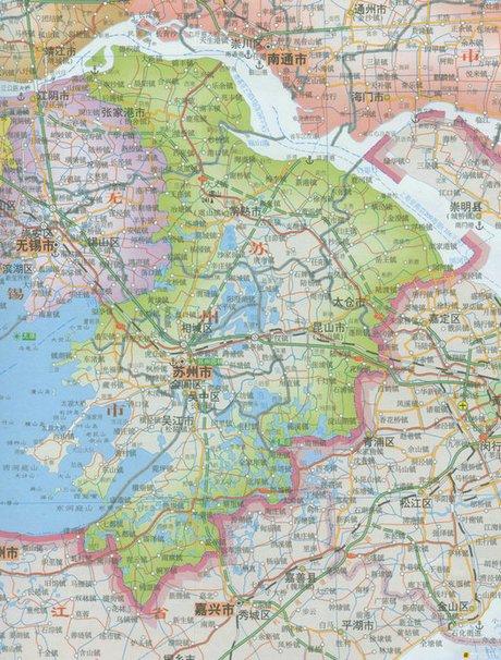 苏州交通旅游图 "姑苏行"系列地图 2009年 2开独版 封面拙政园小飞虹