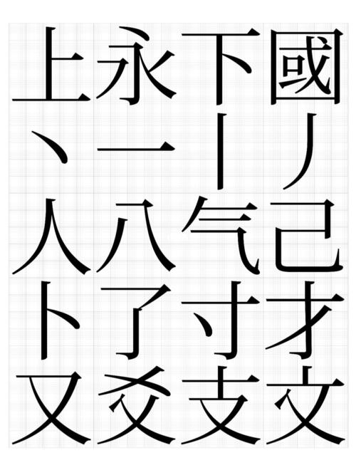 宋体字临摹_字帖_手写字体_兴趣爱好_书法