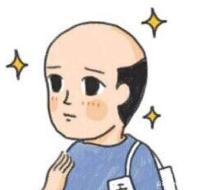 卡通头像 秃头