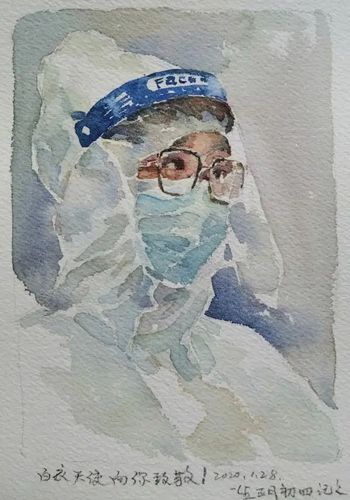 众志成城,抗击疫情全国部分国画及水彩画优秀作品,让我们一起为武汉