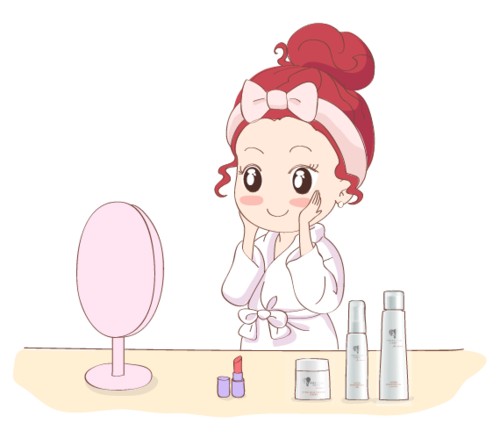 给一个孕期化妆品画的漫画连载
