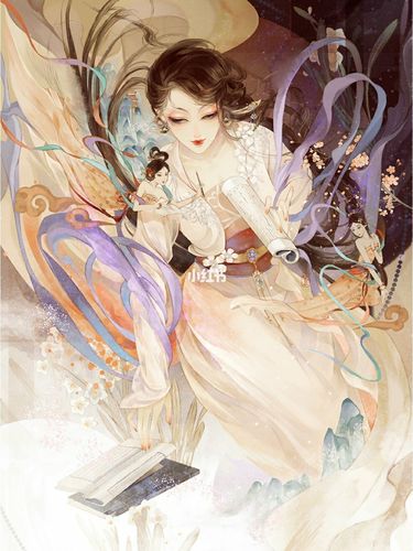 古风美女_古风_美女_画画_画画我的身边人_文化_绘画