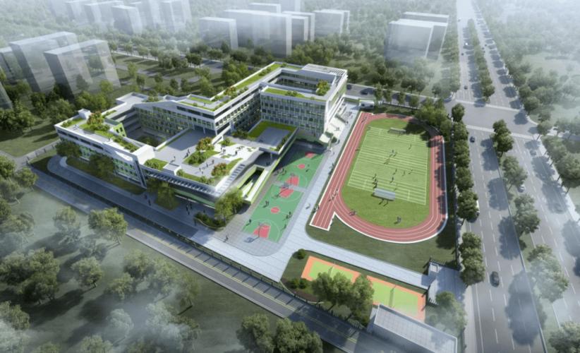 学校鸟瞰图 新城小学 清远市清城区新城小学坐落在新城银泉路假日
