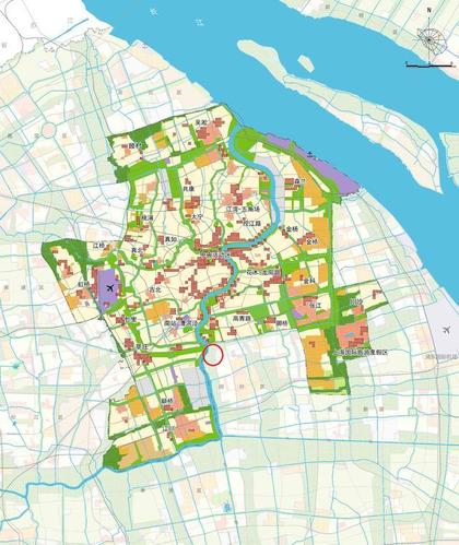 这是一条闵行浦江地区通向上海市中心的道路,经过调整之后,道路红线为