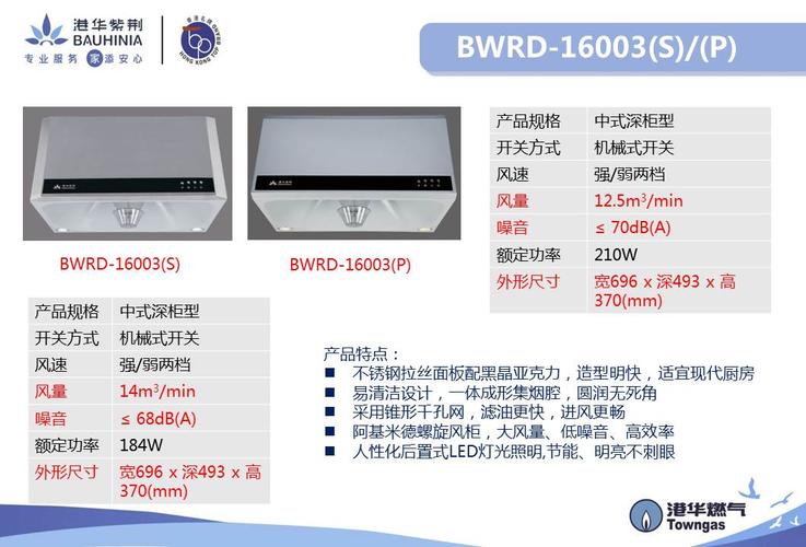 港华紫荆 抽油烟机 bwrd-16003((p)