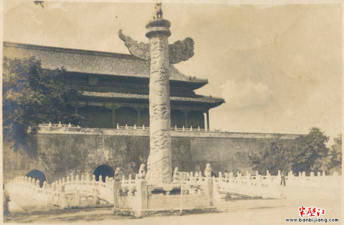 天安门城楼简笔画涂色