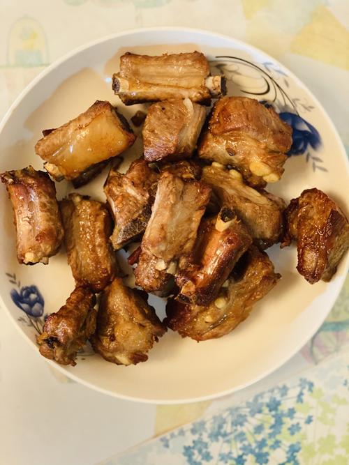 coline_k8ya做的蒜香排骨(空气炸锅版)生酮减肥食物