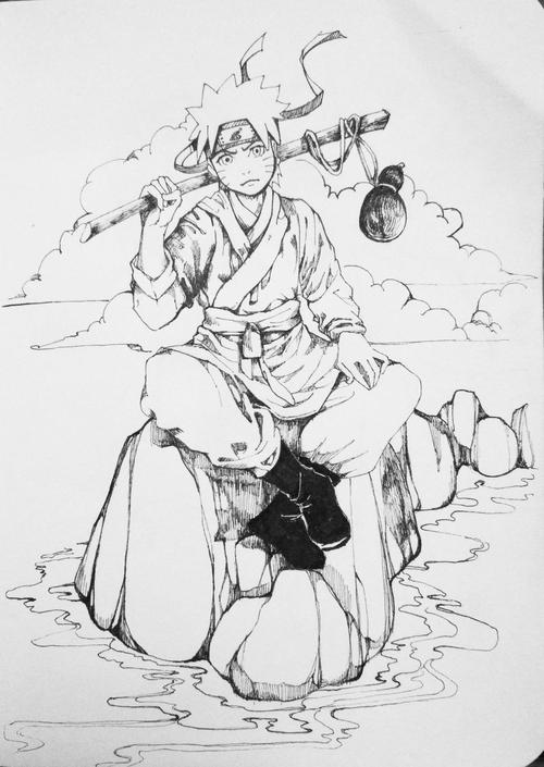 火影手绘|动漫|单幅漫画|四方黑心工作室 - 临摹作品