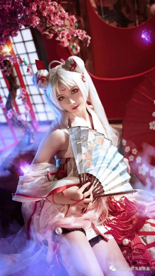 cos:阴阳师不知火cos正片@头发,长腿好美