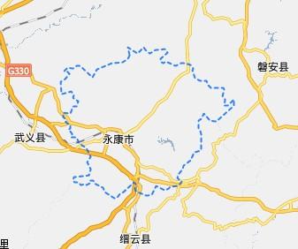 求浙江金华市永康行政区划地图