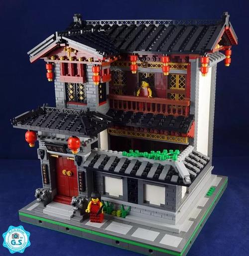 lego乐高作品欣赏(g.s作品集)实图对比,浓浓的中国风!