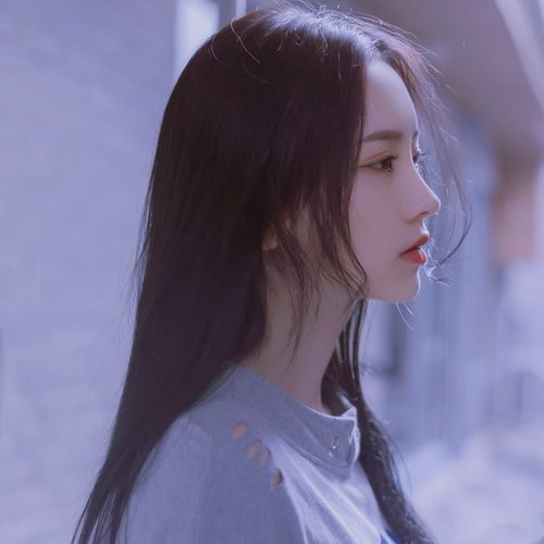 野洵 女头 侧脸 背影
