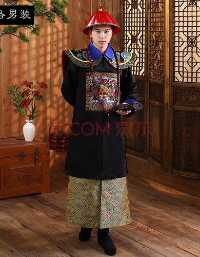 男装 唐装/汉服 闪洛 闪洛清朝朝服 影视服装清朝官员侍郎官服朝服大