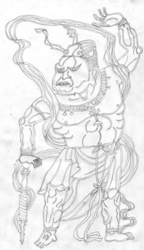 【psd】哼哈二将哈将