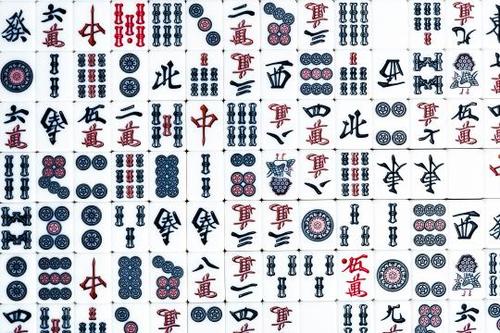 麻将牌瓷砖壁纸材料