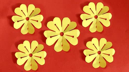 简单剪纸图片大全花朵