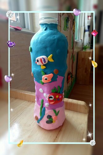 孟子小学附属幼儿园 中班 《创意花瓶》手工活动