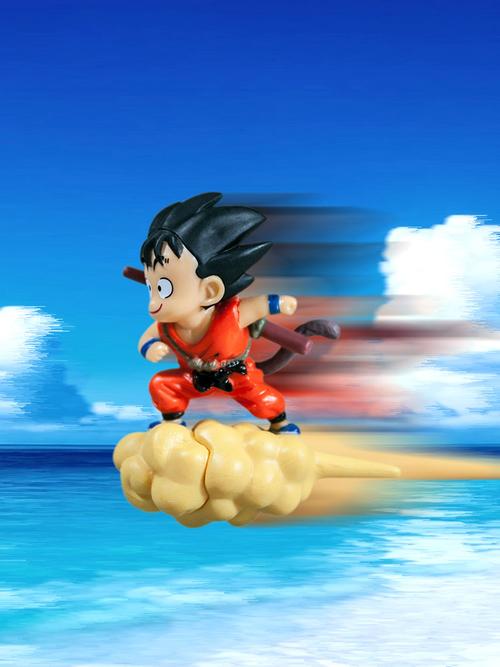 车载筋斗云小孙孙悟空车窗贴飞行的汽车网红动漫摆件