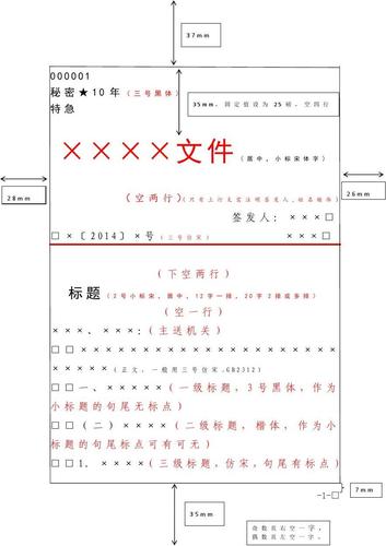 公文标题几号字